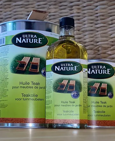 Huile pour traitement meubles de jardin et bois extérieurs