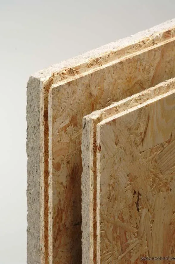 Panneau acoustique mi panneau Panterre et mi OSB sterling à Nice dans les alpes maritimes